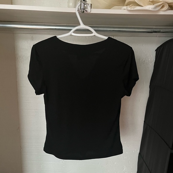 🌟2/$14🌟 y2k Studded Rhinestone V-Neck - Picture 4 of 6